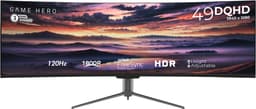 GAME HERO® 49 inch UltraWide Double QHD VA Monitor - 120Hz — thumbnail 1