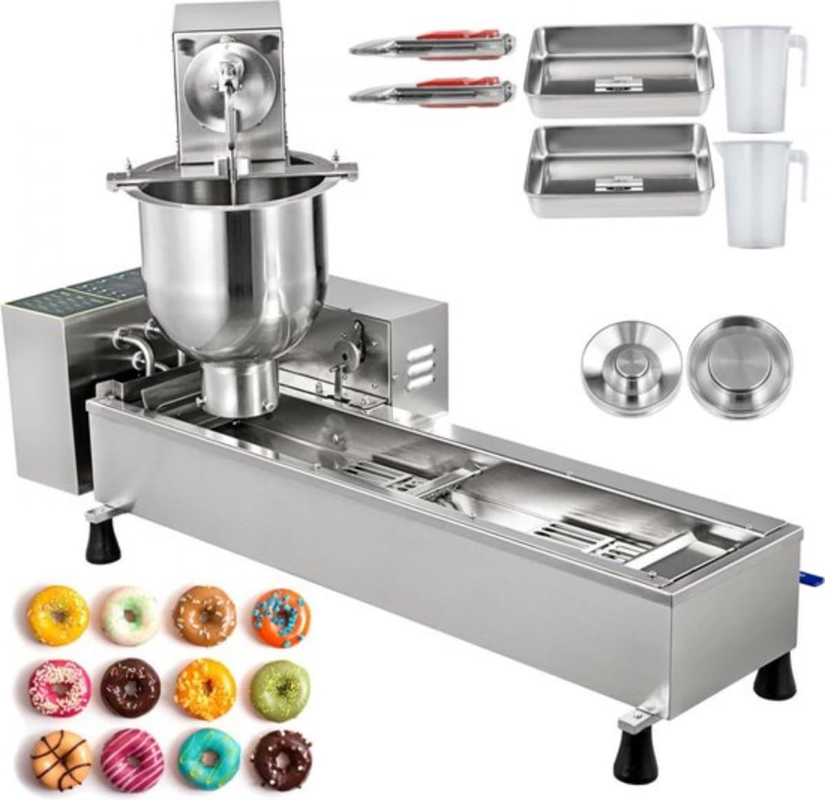 Commerciële Donut Maker Donut Machine 7L Volautomatische 3 Vormen Innerlijke Olietank — afbeelding 1