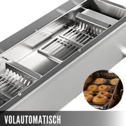 Commerciële Donut Maker Donut Machine 7L Volautomatische 3 Vormen Innerlijke Olietank — thumbnail 4