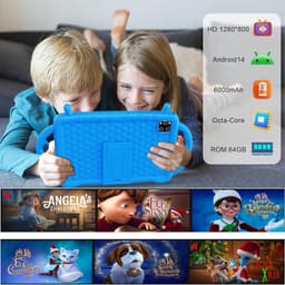 White-Label® Kindertablet Vanaf 3 Jaar - Tablet Kinderen - Kinderspeelgoed - Blauw — thumbnail 5