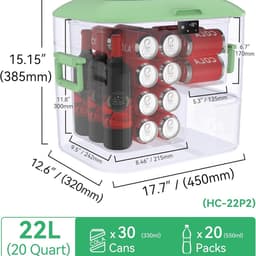 Equivera Mini Fridge for Drinks - Kleine Koelkast - Mini Koelkasten - Minibar - Mini Fridge - Mini Koelkast - Mini Koelkastje - Must have voor in Huis! — thumbnail 2