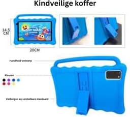 White-label Kindertablet Vanaf 3 Jaar - Tablet Kinderen - Kinderspeelgoed - Geel — thumbnail 2