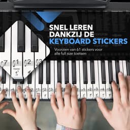 Finesse Keyboard Piano - Statief & Accessoires - 61 Keys - Digitale Piano - Elektrische Piano - Kind — thumbnail 4