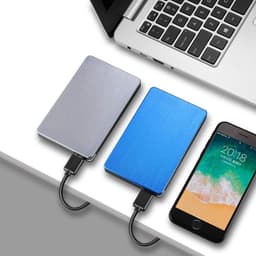 DailySuppliess Harde Schijf Extern - Draagbare - 500GB Opslag - Grijs — thumbnail 4