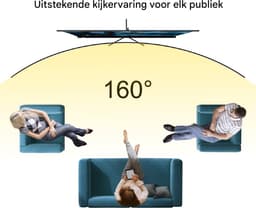 4K HD Projector Screen, Projectorscherm, Beamer Scherm, Beamer Doek - 60Inch — thumbnail 4