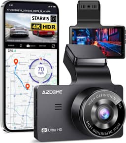 AZDome M63 Pro 1CH dashcam - Ultra 4K resolutie - Wifi - Gps - Parkeerstand - 64gb Micro SD - 3.0 inch Lcd - dashcam voor auto — thumbnail 1