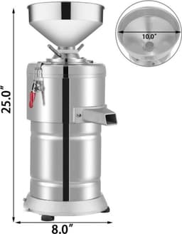 Pindakaasmaker - Commercieel - 15 kg/u - 1100W - Roestvrijstaal — thumbnail 5