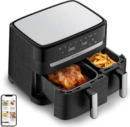 Dubbele Airfryer - Dubbele Mand - Dual Cook - Heteluchtfriteuse — thumbnail 1