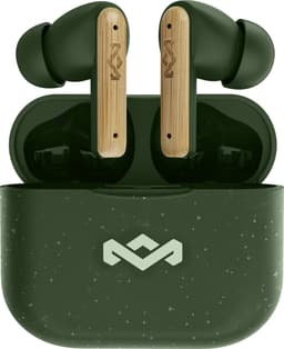 House of Marley Little Bird Draadloze Oordopjes - Bluetooth Oortjes Draadloos - 24 uur Batterijduur - Eco Friendly Design - Quickcharge - Touchbediening - Groen — thumbnail 1