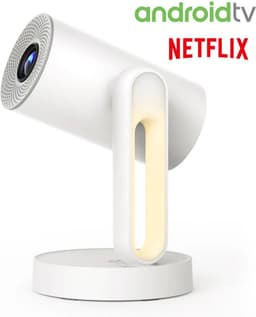 [Netflix & Android TV Certifie] ETOE Starfish Projector, Android TV 11.0, Dolby Digital, Touch Night Light, 140° Rotatie, 300 ANSI, 4K Decodering, Automatische Keystone Correctie, Ingebouwde Chromecast, 5W Luidspreker — thumbnail 1