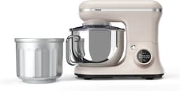 Princess 220138 2-in-1 Keukenmachine en IJsmachine in één - 1200W - 5 liter RVS mengkom - Gratis meegeleverde IJskom voor 1,4 liter ijs - Keukenrobot - Foodprocessor — thumbnail 5