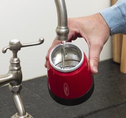 Bestron Percolator - AES480 - 300 mL - 6 kopjes - Aluminium behuizing - Rood - 5 jaar garantie — thumbnail 4