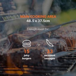 Gas Barbecue Vaggan 139 x 56,5 x 106 cm Black — thumbnail 3