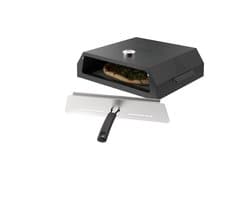 Grill Guru Pizza Box - Pizza Oven voor op de barbecue - Zelf pizza maken wordt easy met de Grill Guru pizza box - De pizza box past perfect op de meeste houtskool en gas barbecues - Inclusief thermometer en voorzetstuk met handvat