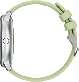 Belesy® SUAVE - Smartwatch Heren – Smartwatch Dames - Horloge – Stappenteller – Calorieën - Hartslag – Sporten - Je eigen foto als wijzerplaat - Kleurenscherm - Full Touch - Bluetooth Bellen – Zilver - Silicone –Groen - Moederdag — thumbnail 3