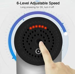 Igoods Massage gun - 6 Vibratieniveaus - Spierherstel en Relax massage - Zwart — thumbnail 2