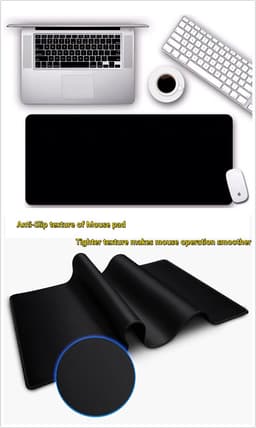 Rainbecom - Zwart - 800 x 300 x 2 mm - XXL - Gaming Muismat - Antislip mat — thumbnail 5