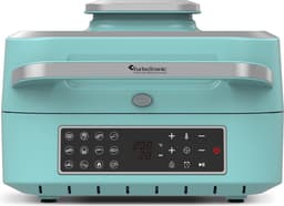 TurboTronic AG700 2-in-1 Airfryer en Grill - Turquoise/Zilver — thumbnail 2