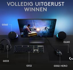 Logitech G512 - Mechanisch Gaming Toetsenbord - US Layout — thumbnail 2