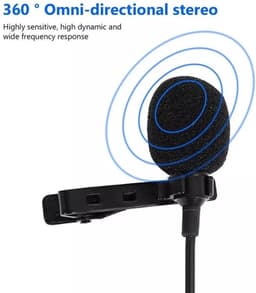Premium Lavalier Microfoon USB C - Audio Kabel - Geluid - Vlog - Youtube - Tik Tok - Streamen - Video - Mic — thumbnail 2