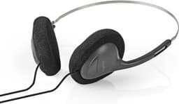 Nedis Bedrade On-ear Koptelefoon - 3,5 mm - Kabellengte: 1.20 m - Zwart — thumbnail 5