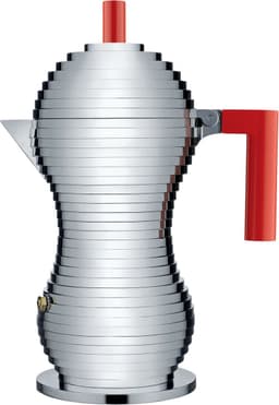 Alessi Percolator Pulcina - MDL02/6 R - Rood - 6 kops - door Michele De Lucchi — thumbnail 1
