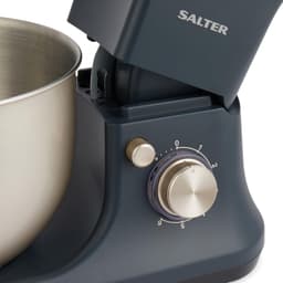 Staande Mixer - Keukenmixer Planetaria - Thuis Bakken - Krachtige 1200W Motor - 5 Liter Kom - Blauw Grijs — thumbnail 2