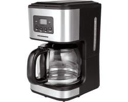 Heinner HCM-D915 Digitaal Filterkoffiezetapparaat – 900 W – Inhoud 1,5 L – LCD-display – Programmeerbare 24-uurs Timer – Warmhoudplaat – Druppelstop – Automatische Uitschakeling – Zwart/RVS
