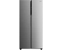 Heinner HSBS-M460NFINVXE++ American Side-by-Side Koelkast – 460 L – Total No Frost – Inverter Compressor – Energieklasse E – Touchbediening – Super Cooling – Super Freeze – Open-deur Alarm – Kinderslot – RVS – 5 Jaar Garantie
