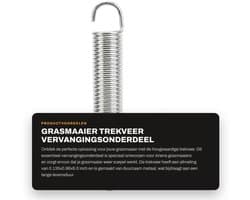 Trekveer 08320300 - Metalen Trekveer - Vervanging voor Ariens/Gravely Grasmaaier - Duurzaam - 0.135x0.98x6.0 inch - Uitstekende prestaties - Grasmaaieronderdeel