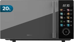 Magnetron met grill - Oven Grilloven - Snel eten bereiden - Touchscreen bediening - 20 liter - Zwart — thumbnail 2