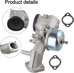 Grasmaaier Carburateurset - Vervangend Onderdeel - Motoronderhoud - Brede Compatibiliteit - 1 Set - Zilver — thumbnail 4