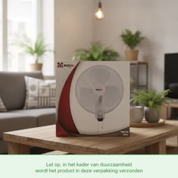 Muurventilator 40cm - 50W - Automatische Oscillatie - 3 Snelheden - Trekkoord - Wit - Hortistar — thumbnail 5