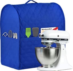 Mixerhoes Beschermhoes - Keukenmachine Cover - Keuken Organisatie - Handige Opbergvakken - Universeel - Blauw — thumbnail 1
