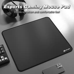 ATTACK SHARK CM02 - Gaming Muismat - XL 450x400x4 mm - Waterafstotend - Antislip - Gestikte Randen - Zwart — thumbnail 2