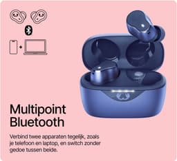 Fresh 'n Rebel Twins Elite 2 - Krachtige BluetoFresh 'n Rebel Twins Elite 2 - Krachtige Bluetooth Oordopjes met Hybride Actieve Noise Cancelling - 47 uur Speeltijd - Multipoint verbinding - Draadloos en Waterdicht (IPX4) (True Blue) — thumbnail 4