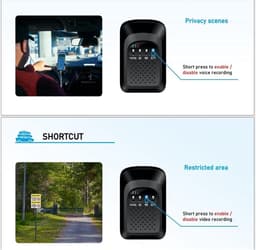 Mini Dashcam - Autocamera DVR - Veilig Rijden - 1080p HD Nachtzicht - 135 graden groothoek - Zwart — thumbnail 3
