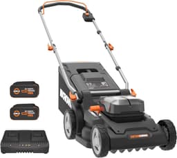 Accugrasmaaier - Elektrische maaier - Gazon Onderhoud - Intellicut Technologie - 41cm Maaibreedte - Zwart Oranje — thumbnail 1