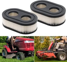 Luchtfilter 2 Stuks - Grasmaaier Onderdelen - Hoogwaardig Kunststof - Ovale Luchtfilter - Duurzaam en Sterk - Verhoogt Motorlevensduur - Motorfilter — thumbnail 4