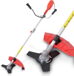 Elektrische Grasmaaier - Grasmaaier - Gazon Onderhoud - 1400 Watt Vermogen - 42 cm Snijbreedte - Rood — thumbnail 3
