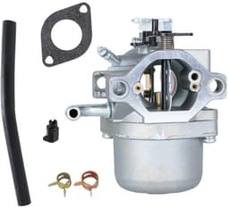 Carburateur geschikt voor grasmaaier 590399, geschikt voor Briggs & Stratton 590399 796077, geschikt voor Nikki 799245, geschikt voor 21A707 21A977, inclusief pakking en brandstofleiding. — thumbnail 1