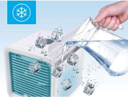 RWB® Mobiele Airco Zonder Afvoer - Luchtkoeler - Aircooler- Wit/ Grijs- 17 cm x 17 cm x 17 cm — thumbnail 4