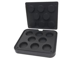 Tartelette Vorm - Gegolfd - 84/71 mm - 8 stuks