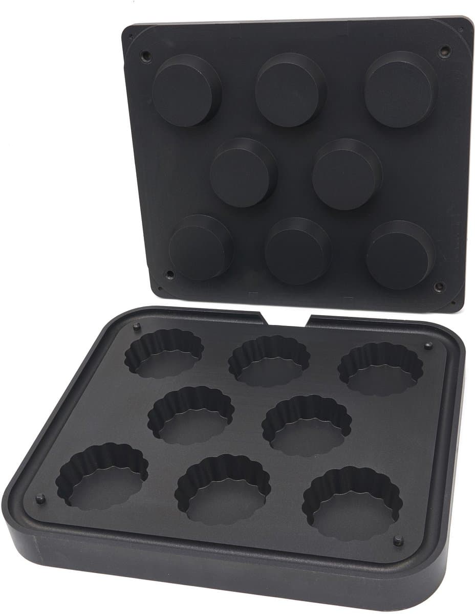 Tartelette Vorm - Gegolfd - 84/71 mm - 8 stuks — afbeelding 1