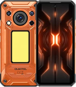 Robuuste smartphone - OUKITEL WP500 - 6,78'' FHD+ scherm - 32GB RAM - 1TB ROM - 10000 mAh 45W - 5G Dual SIM - NFC GPS 2026 nieuw - Oranje — thumbnail 3