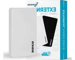 Externe Harde Schijf - Draagbare Opslag - Data Back-up - Snelle Gegevensoverdracht - 500 GB - Wit