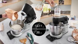 Bosch MUMS8ZS22 kokende keukenmachine 1800 W 6 l Zwart, Zilver — thumbnail 5