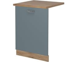 Vaatwasserpaneel - Keukenfront - Keuken Integratie - Flexibele Aanpassing - 60 cm - Blauwgrijs