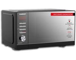 Magnetron met Grill - Oven combi - Snel maaltijden bereiden - Intelligent automatisch menu - 23 liter inhoud - Zwart RVS