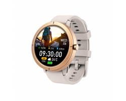 Evy24 Smartwatch EV1 GPS 42mm - GPS Smartwatch Dames & Heren - AMOLED Sporthorloge - Bluetooth Bellen - 5ATM Waterdicht - GPS Horloge - Hartslagmeter - 170+ Sportmodi - iPhone & Android - Goldmetal